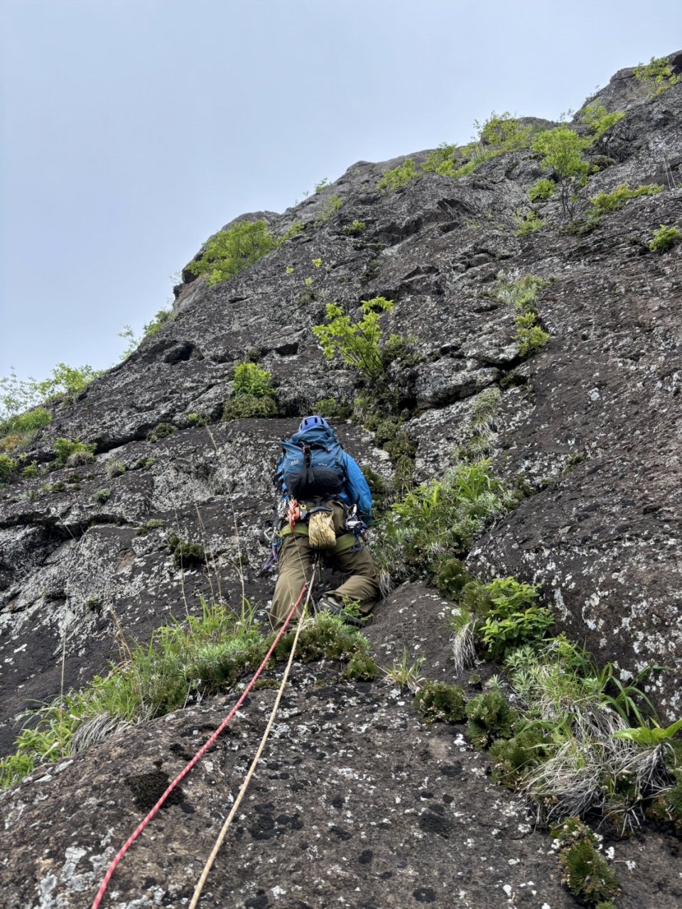 直上ラインを試登